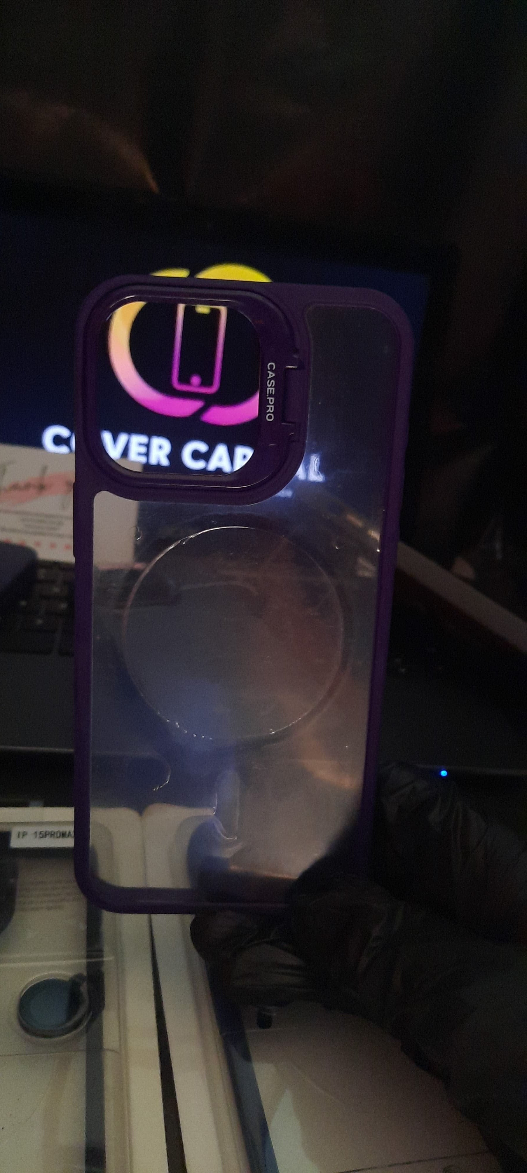 3-in-1 Lens Case with Camera Glass Protector & Stand