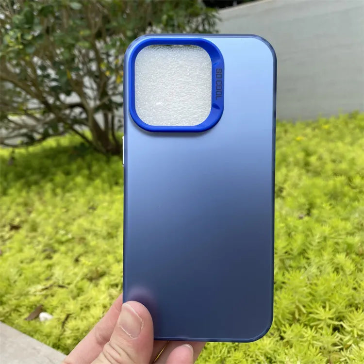 Luxury Laser Metallic Aurora Color Clear Matte Case
