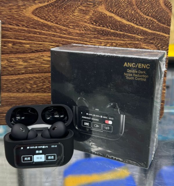 A9 Pro Airpods ANC/ENC Touch Screen Wireless Earbuds