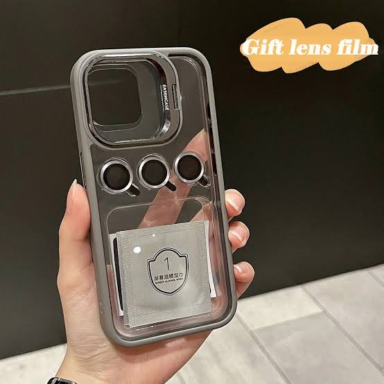 3 In 1 Camera Protection Case In Metal Natural Titanium