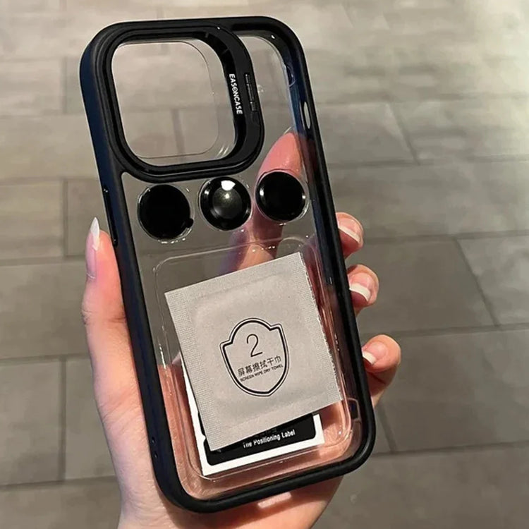 3-in-1 Lens Case with Camera Glass Protector & Stand